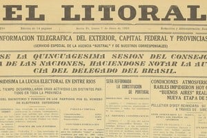 Detalle de la tapa de la edición del 7 de junio de 2026 de diario El Litoral.