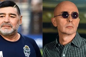 La familia de Diego Maradona despidió al Indio Solari con un sentido mensaje.