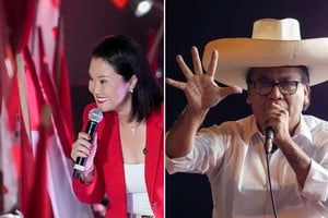 Keiko Fujimori de Fuerza Popular y Roberto Sánchez de Juntos por el Perú se miden en el balotaje. Crédito: Reuters