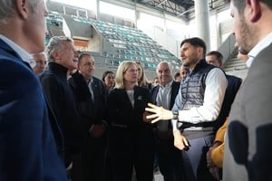Macri y Pullaro se mostraron juntos en Santa Fe. 
