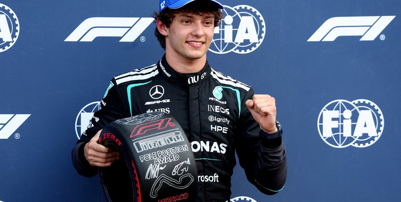 Antonelli le ganó la pulseada a Verstappen y Colapinto largará 14° en Mónaco