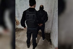 La detención del hombre imputado. Foto: El Litoral