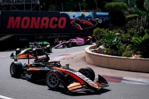 Nicolás Varrone completó su paso por el Gran Premio de Mónaco de la Fórmula 2 Créditos: nicovarrone1