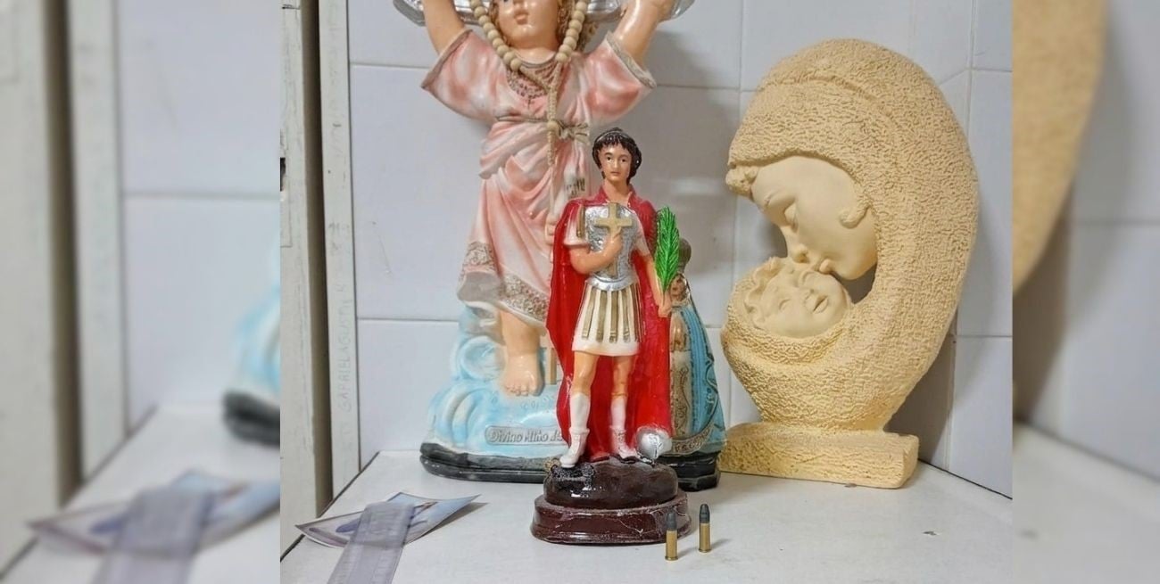 Hallaron dos balas en un altar religioso dentro del hospital Cullen de Santa Fe