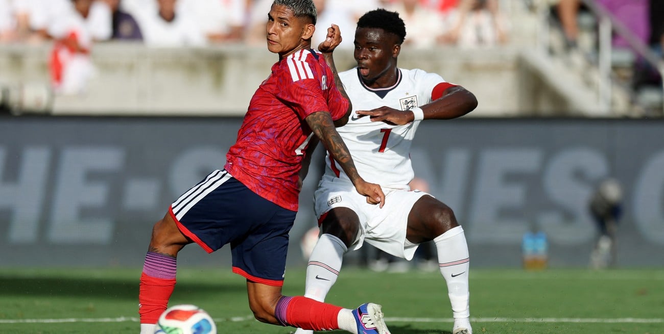 Inglaterra goleó 3-0 a Costa Rica a horas del debut en el Mundial