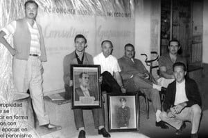 Integrantes de la resistencia peronista que participaron del levantamiento del general Valle, el 9 de junio de 1956, en distintos lugares del país.