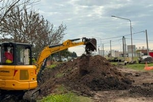 Los trabajos corresponden a la primera etapa del proyecto, que comprende ocho cuadras.