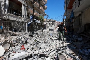 Los escombros en el lugar de un ataque israelí en Líbano. Crédito: REUTERS.