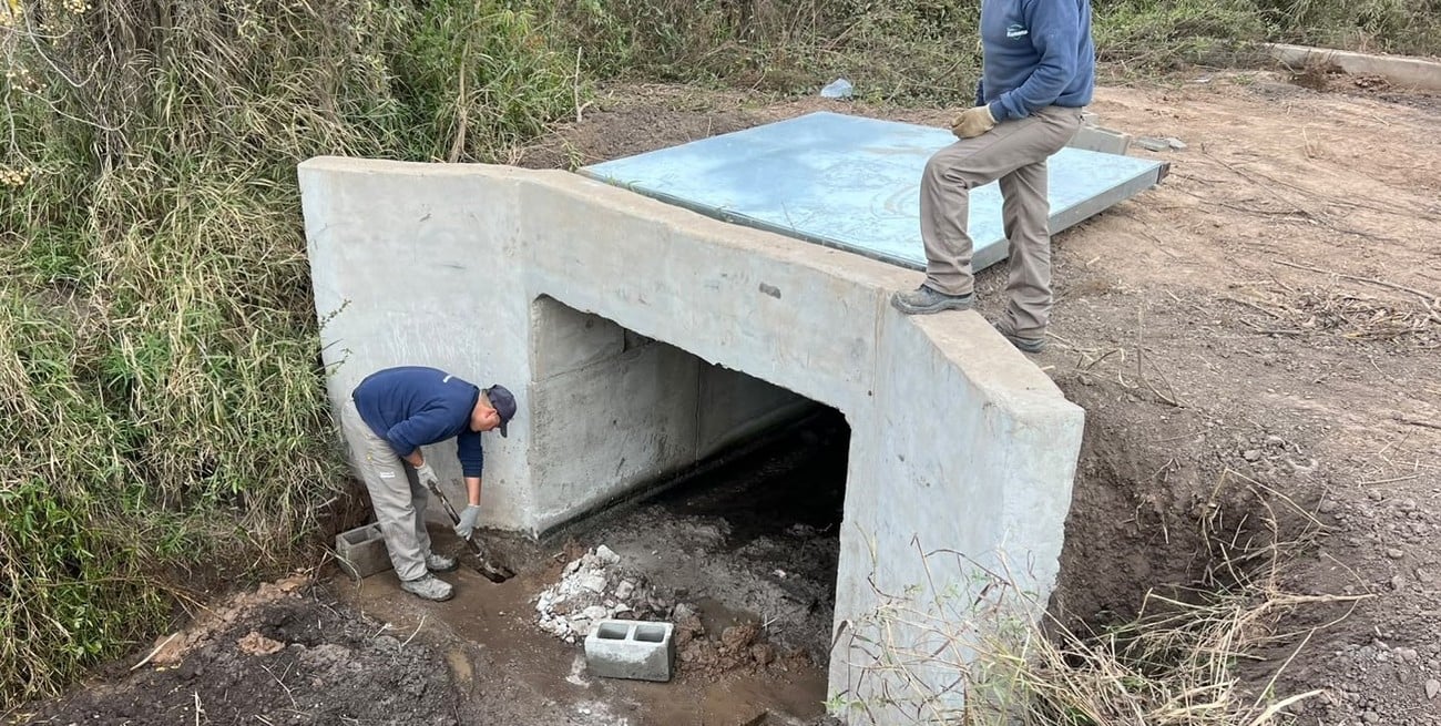 Mejoran el Canal Central de Ramona para optimizar el manejo de excedentes hídricos