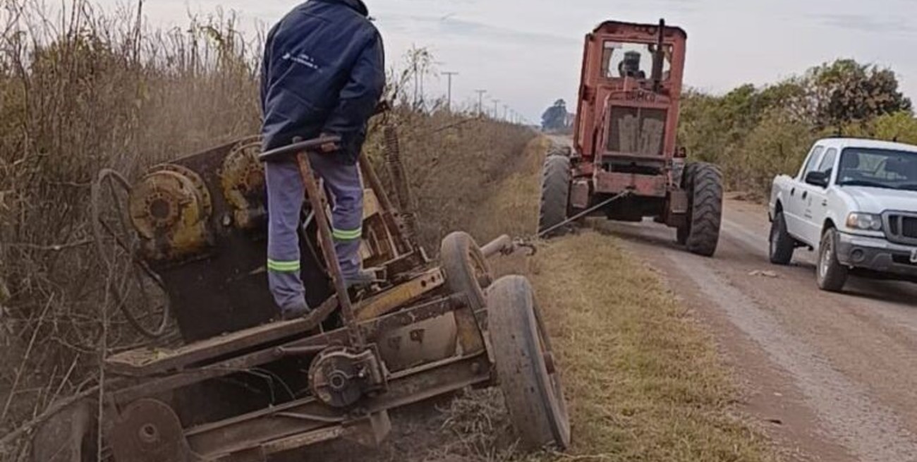 San Jerónimo Norte: renuevan los trabajos en caminos rurales para garantizar la transitabilidad