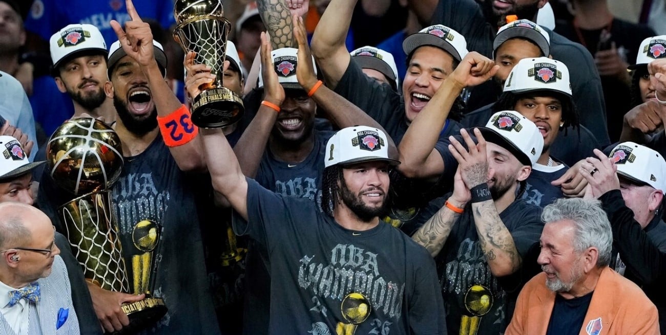 New York Knicks campeón de la NBA: venció a San Antonio Spurs y cortó una sequía de 53 años