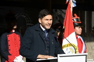 Maximiliano Pullaro. "Vamos a charlar ahora cuando termine junio". Foto: Manuel Fabatía