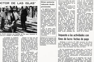 El recorte de El Litoral donde narra la historia. Foto: Archivo El Litoral