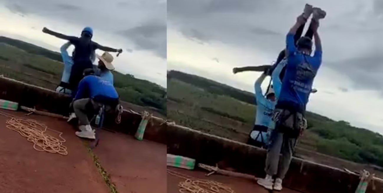 Qué dijo la enfermera que asistió a la joven que murió en un salto extremo en Brasil