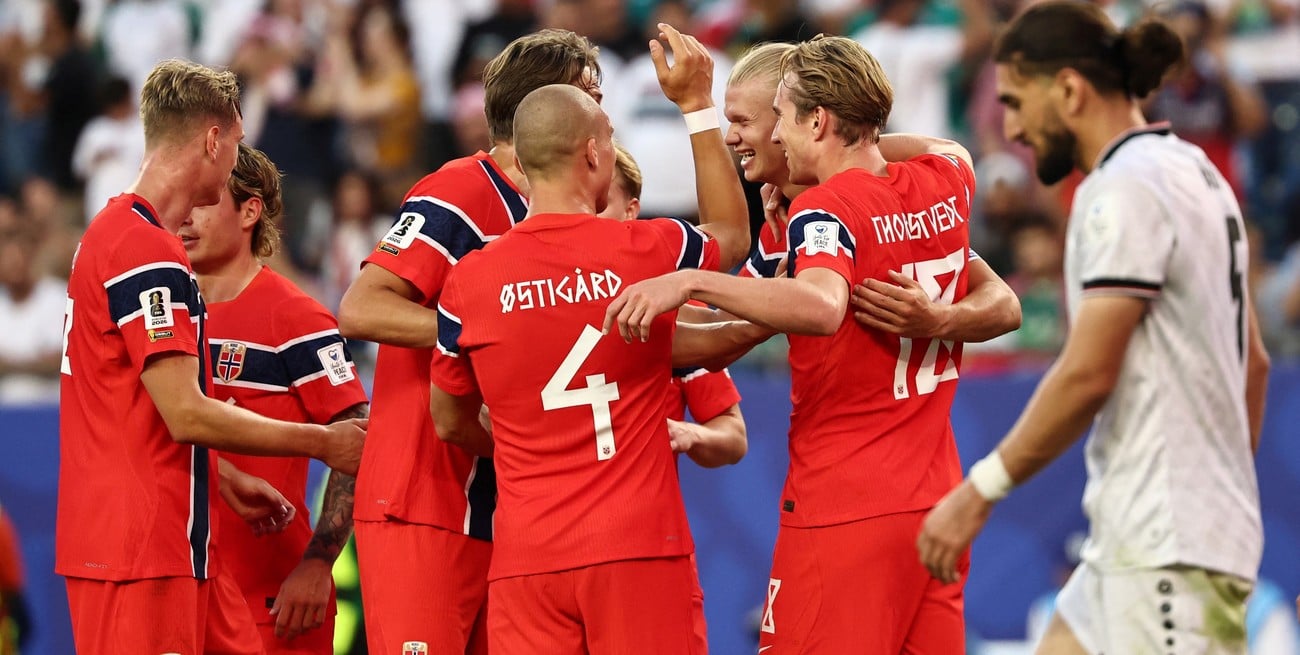 Noruega se impuso por goleada ante Irak en su debut en el Mundial