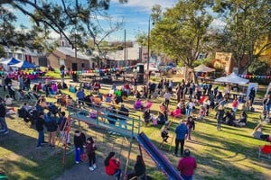 Hubo espectáculos, muestras e intervenciones artísticas.