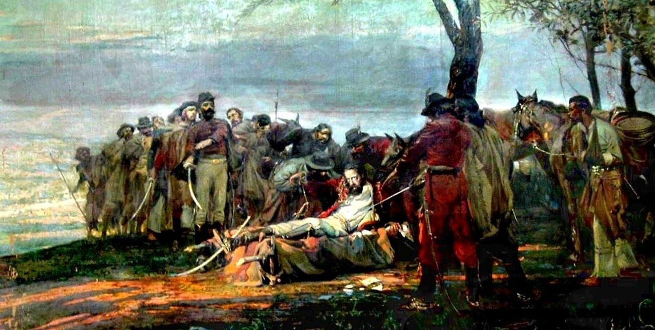 "La muerte de Güemes": el cuadro que le dio “rostro” a un héroe sin retratos