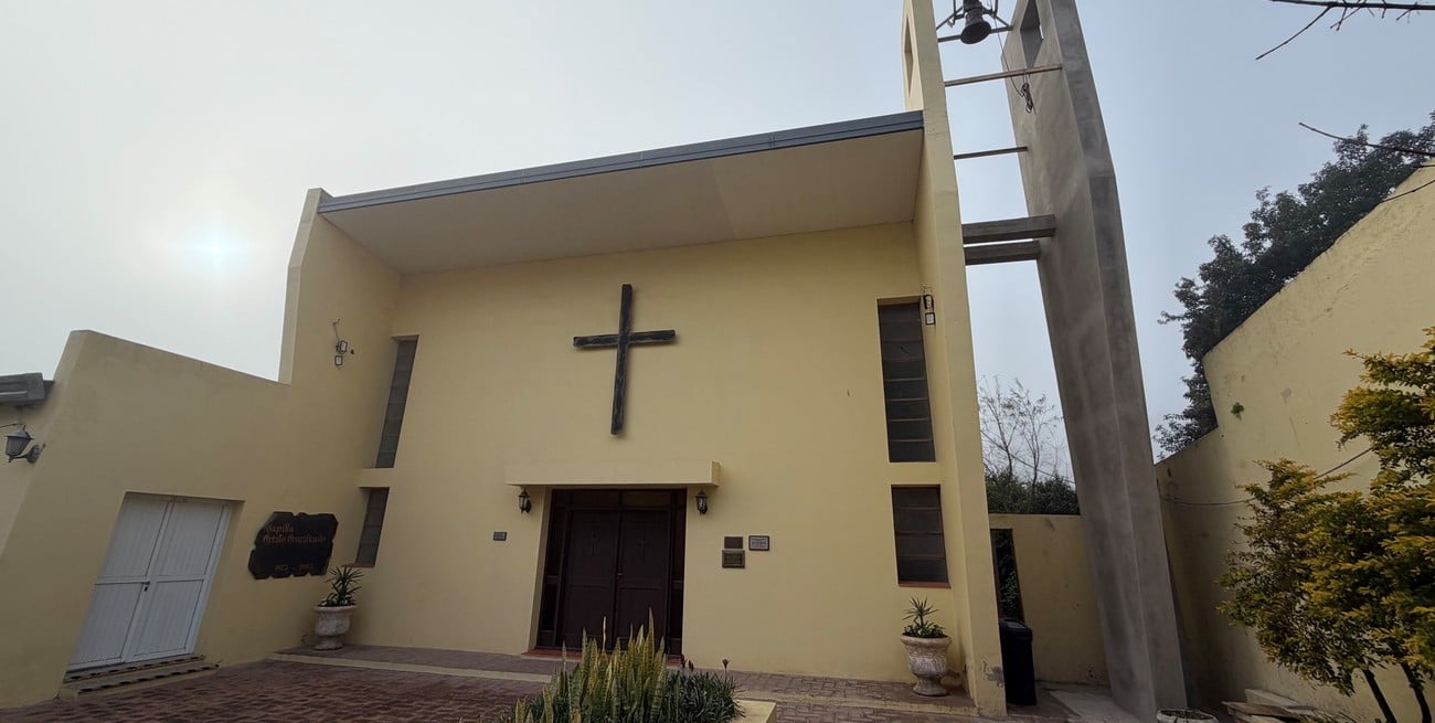 Matilde: recuperaron el histórico campanario de la capilla Cristo Crucificado