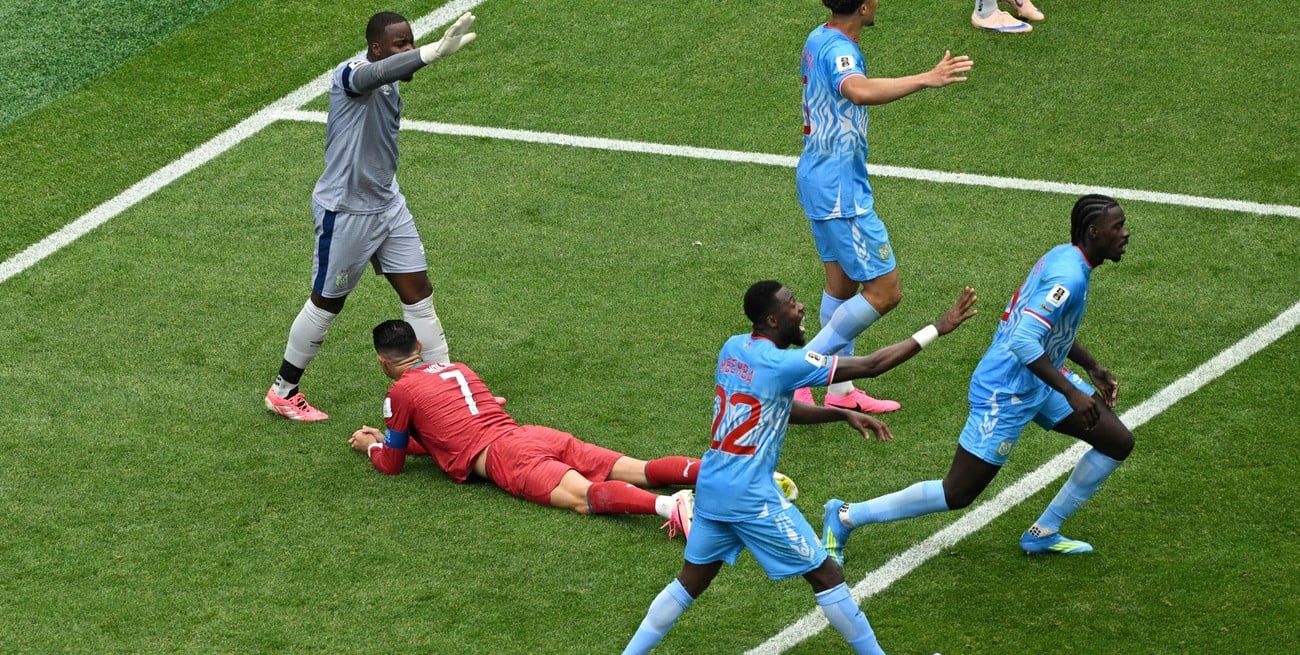 Portugal no lo supo liquidar y RD Congo le amargó el debut en el Mundial