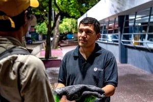 Estudiantes de Medicina relevan la situación de las personas en calle en Rosario.