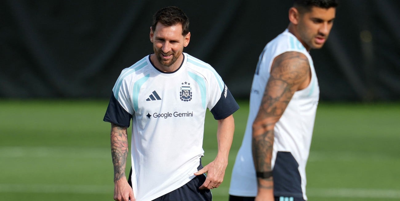Messi se entrenó con normalidad mientras su familia llevó tranquilidad sobre la salud de Jorge Messi