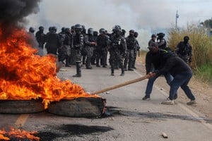 Conflicto social en Bolivia. Foto: Reuters.
