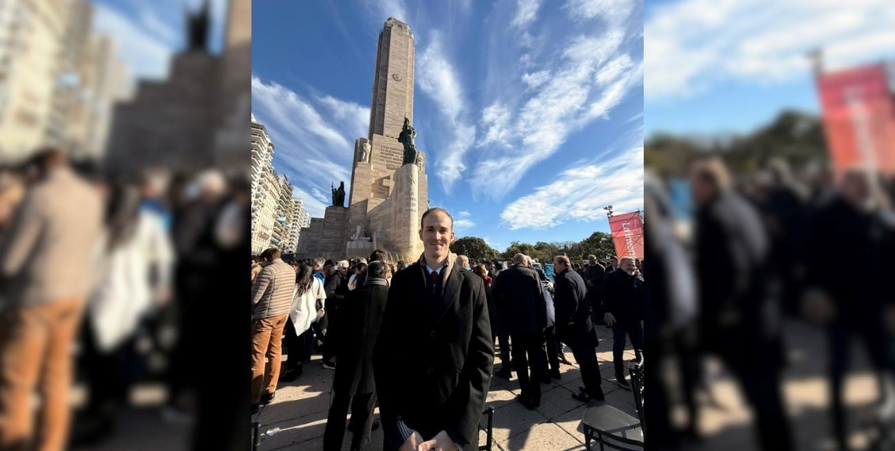 Mayer en Rosario: “Milei encabezó un acto demostrando que se puede construir desde el diálogo”