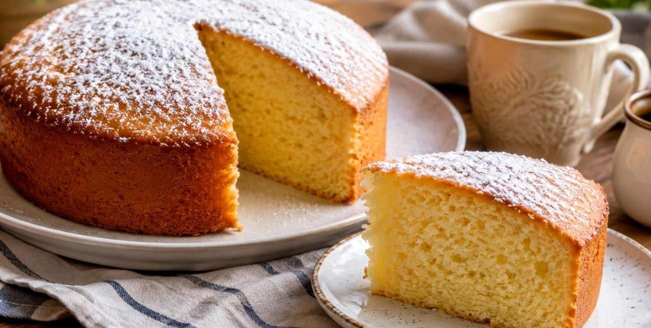 Receta fácil de torta esponjosa de vainilla: ideal para la merienda del domingo