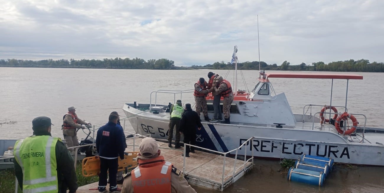 Hallaron con vida al hombre buscado tras el abandono de un auto sobre el puente Colastiné
