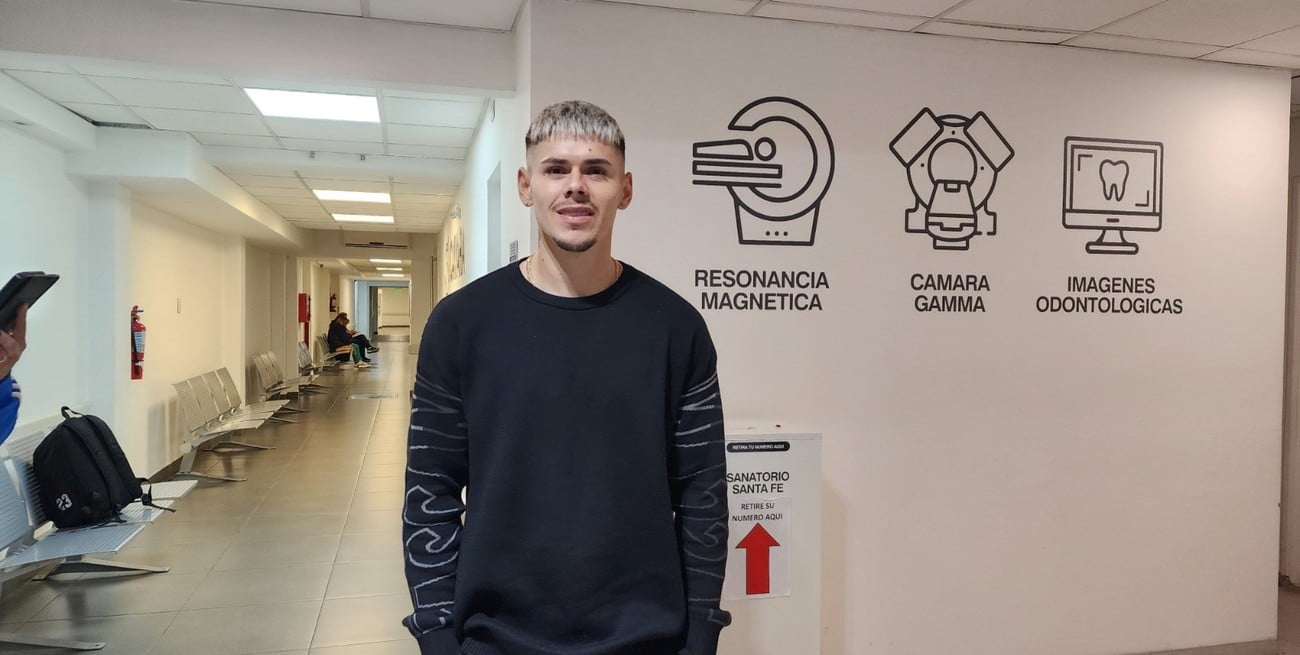 Franco García está en Santa Fe: pasó la revisión médica y se suma a las prácticas en el Predio