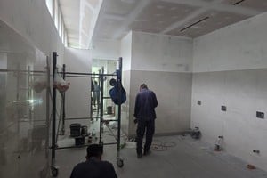 Los nuevos baños para la Terminal. MCSF.