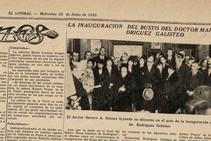 El recorte de El Litoral de la crónica alusiva. Foto: Archivo El Litoral