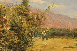 "Vella de Susa, Italia", óleo sobre tabla de 1915. Foto: Gentileza Zurbarán