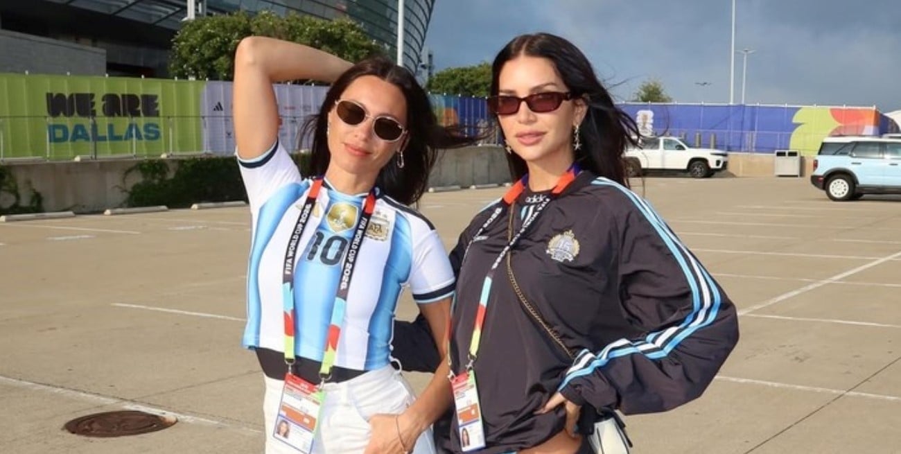 Pampita y Zaira Nara marcaron tendencia con sus looks en la previa de la Selección Argentina en Dallas
