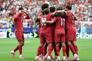 Cristiano Ronaldo marcó dos goles y fue la figura de la goleada portuguesa en Houston. Foto: Xinhua