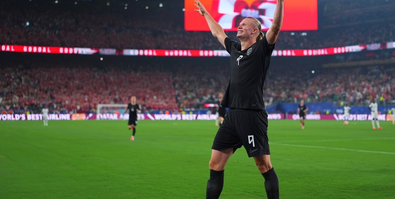 Con Noruega ya clasificada, Haaland le quitó presión al duelo ante Francia