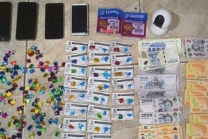 Elementos incautados en uno de los procedimientos.