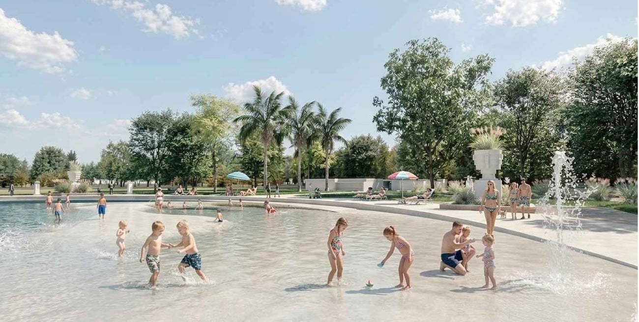 Con más de $1.700 millones, licitan la novedosa pileta recreativa en el Parque Garay: los detalles
