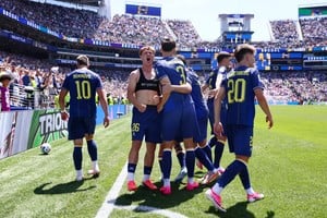 Ermin Mahmic ingresó desde el banco y convirtió el gol de la clasificación bosnia. Foto: Reuters