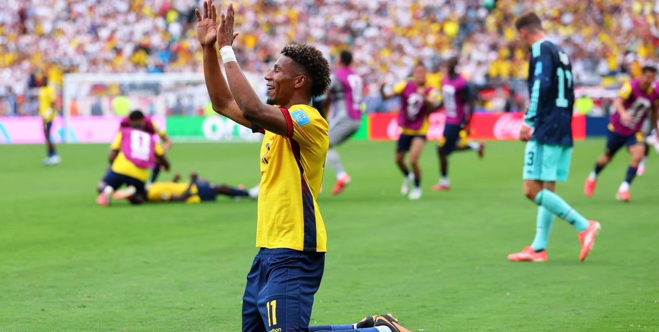 Ecuador, histórico: Le ganó a Alemania y sigue con vida en la Copa del Mundo
