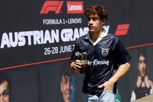 Franco Colapinto en el Gran Premio de Austria. Reuters.
