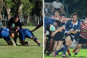 La Salle, Uni, CRAI y SFRC, cuatro de los protagonistas de la Copa Santa Fe de Rugby.  Fotos: Prensa Uni/El Litoral