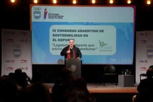Julián Galdeano, secretario de Vinculación Institucional de la Provincia y coordinador general del Comité Organizador Local de los XIII Juegos Suramericanos Santa Fe 2026.