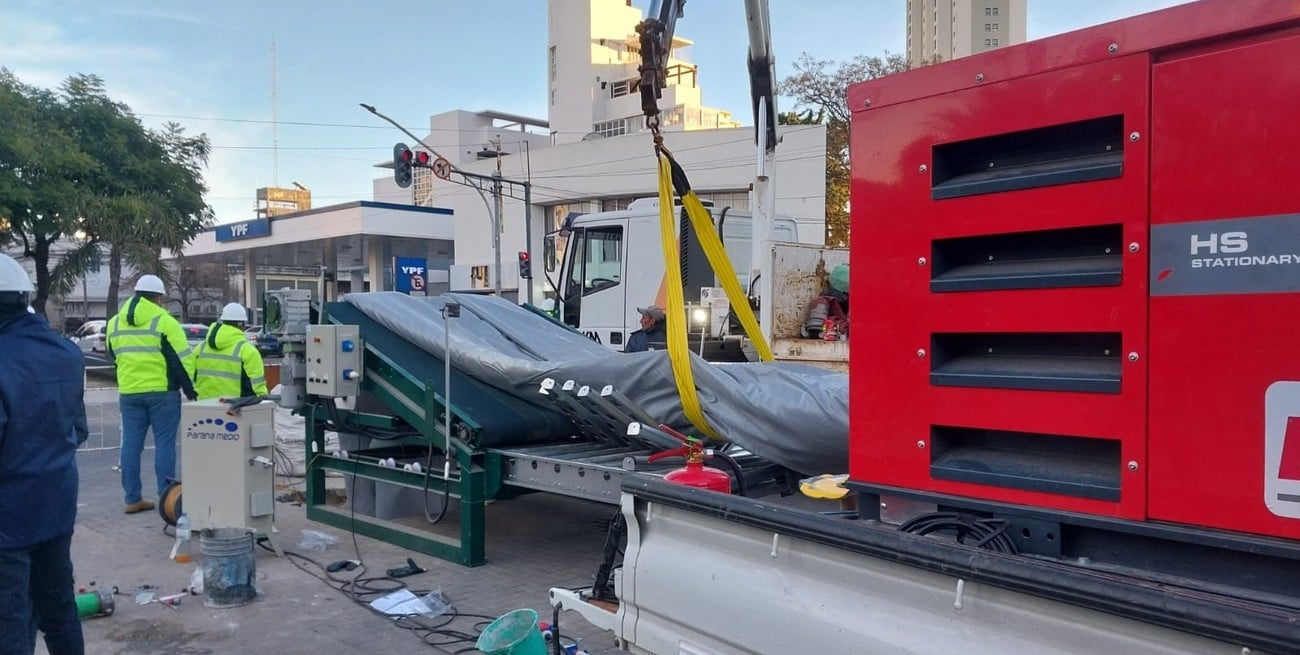 Comenzó el envainado de la cloaca máxima: el “corazón” de las tareas debajo de bulevar