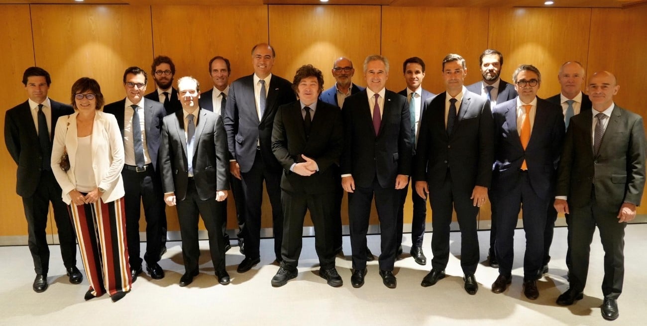 Milei fue galardonado en una universidad de Madrid y luego se reunió con empresarios
