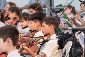 Se trata de una política de formación musical y social que hoy alcanza a más de 250 niños, niñas y jóvenes de la ciudad. Foto: Gentileza Municipalidad de Santa Fe