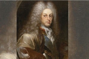 Retrato del rey Felipe V de Borbón, primer monarca de su dinastía. Tomó medidas para la defensa de Santa Fe mediante reales cédulas de 1726 y 1743.