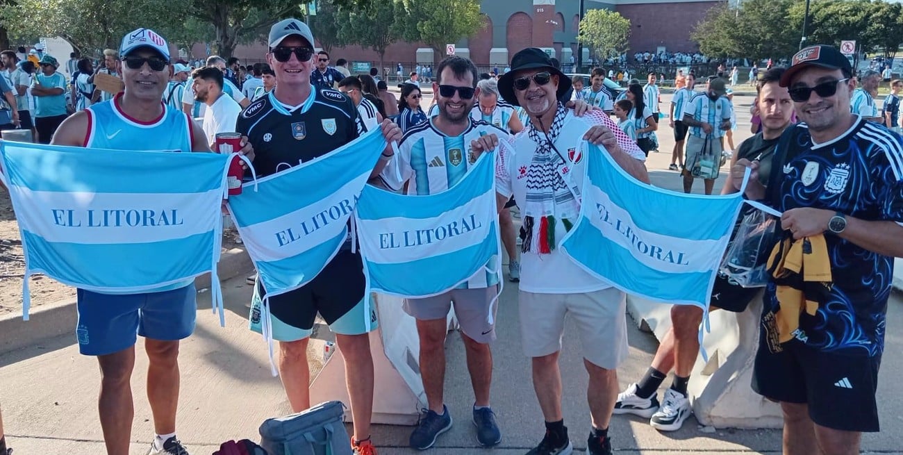 El hincha de Unión que vino a Dallas
para viralizar sus canciones para Messi
