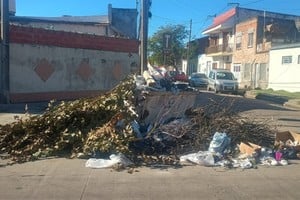 El contenedor se encuentra en pasaje Huergo y de 4 de enero