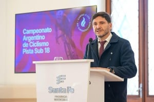 Pullaro volvió a señalar al deporte como una política de estado. Foto: Prensa GSF.